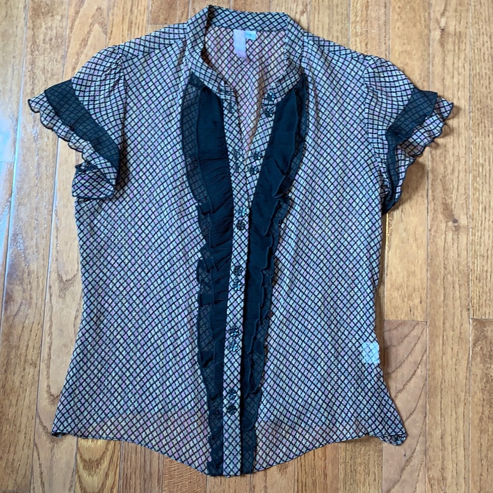 Vintage silk blouse small